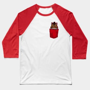 Gangsta Hamsta in My Pocket: Pocket-Sized Swagger Baseball T-Shirt